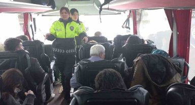 Aksaray'da "Kemerin Seni Hem Koltuğa Hem de Hayata Bağlar" uygulaması