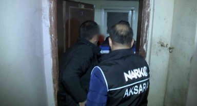 Aksaray'da zehir tacirlerine şok operasyon: 12 tutuklama