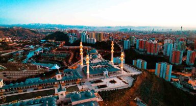 Ankara camileri havadan görüntülendi