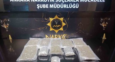 Ankara'da "Narkogüç" operasyonlarında 5 kilo uyuşturucu ele geçirildi