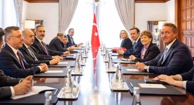 Bakan Fidan, ABD'li Senatörleri kabul etti