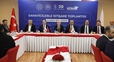 Bakan Şimşek, Konya OSB'de sanayicilerle buluştu