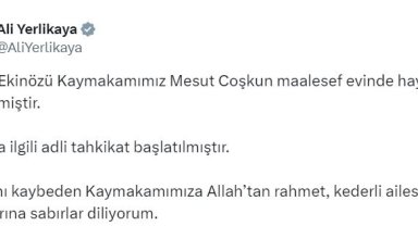 Bakan Yerlikaya: " Konuyla ilgili adli tahkikat başlatılmıştır"