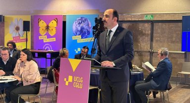 Başkan Altay'dan UCLG toplantısında ABD'li diplomata İsrail tepkisi
