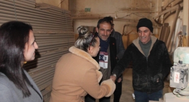 Çeliktaş, Marangozlar Sitesi ve Mobilyacı Esnafına Ziyarette Bulundu