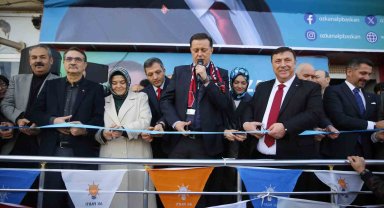 Cumhur İttifakı'nın Odunpazarı Belediye Başkan Adayı Alp, Seçim İrtibat Ofisi'ni açtı