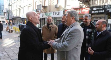 Cumhuriyet Mahallesi esnafından Başkan Palancıoğlu'na büyük ilgi