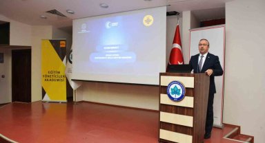 Eğitim yöneticilerine yönelik "İtina İle Yaşamak" konulu söyleşi gerçekleştirildi