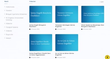 Engelli Öğrenciler Birimi'nden özel gereksinimli öğrencisi olan akademisyenler için bilgilendirme videoları