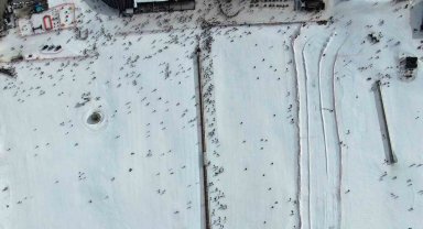 Erciyes sömestri tatilinin son gününde ziyaretçi akınına uğradı