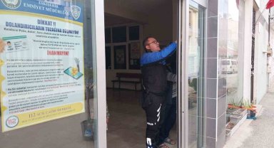 Eskişehir'de polis dolandırıcılık konusunda bilinçlendirdi