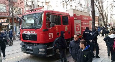 Eskişehir'de şehir merkezinde yangın paniği
