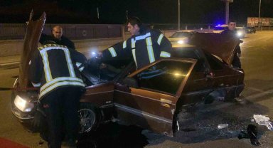Gizli buzlanma kazayı beraberinde getirdi: 2 yaralı