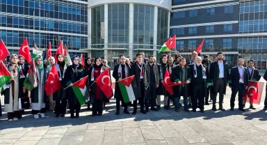 Hukukçular siyonist zulme karşı yürüdü