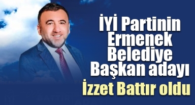 İYİ Partinin Ermenek Belediye Başkan adayı İzzet Battır oldu