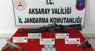 Jandarmadan uyuşturucu ve kaçak silah operasyonu