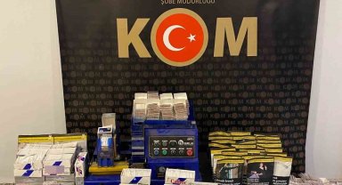 Kaçakçılık baskınında, hem elektronik hem de klasik sigara ele geçirildi