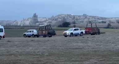 Kapadokya'da sıcak hava balon turları olumsuz hava nedeniyle iptal edildi