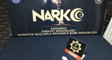 Karaman’da kokain ile yakalanan şahıs tutuklandı