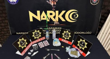 Karaman'da uyuşturucu ticaretinden 1 kişi tutuklandı