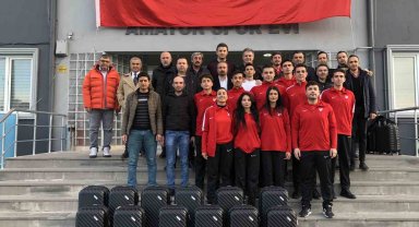 Kayseri ASKF'den hakemlere valiz dağıtımı
