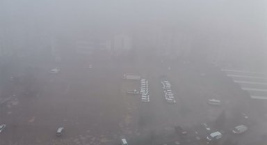 Kayseri güne sisle uyandı: Görüş mesafesi 10 metreye düştü