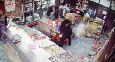Kayseri'de dehşet anları kamerada