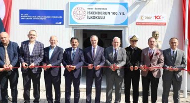 Konya OSB tarafından İskenderun'a kazandırılan ilkokulun açılışı yapıldı