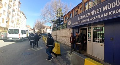 Konya'da aranması bulunan 77 şahıs yakalandı