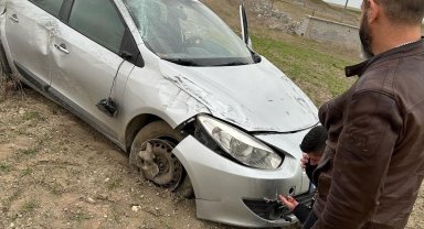 Konya'da otomobil takla attı: 1 yaralı