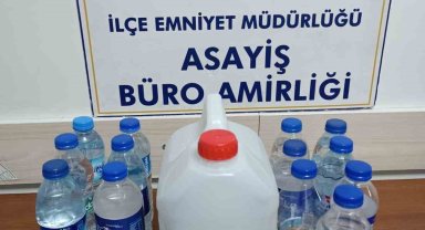 Konya'da sahte içki üreten 1 kişi tutuklandı