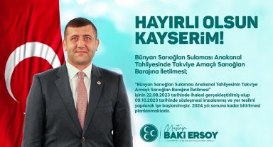 MHP'li Ersoy'dan Kayseri tarımına müjdeler