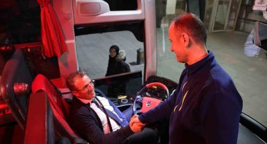 Nevşehir'de ajanlı otobüs denetimi