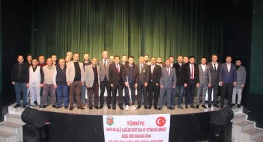 Niğde'de Gaziler 5. Olağan Genel Kurulu'nu yaptı