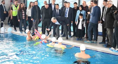 Özel bireylere Engelsiz Yaşam Merkezi Havuz Kompleksi kazandırıldı