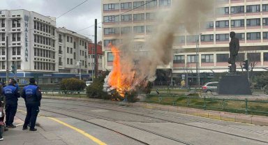 Paniğe neden olan yangını çıkartan çocuklar yakalandı
