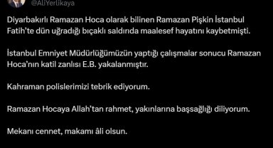 Ramazan Pişkin'in katil zanlısı yakalandı