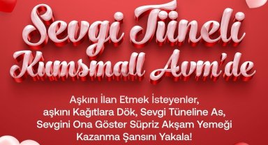 Sevginin merkezi 'KUMSmall AVM'