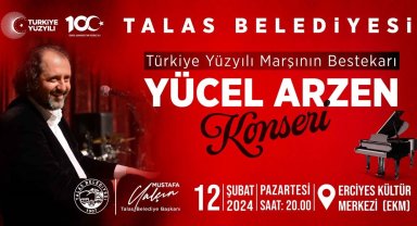 Talas'ta Yücel Arzen Heyecanı