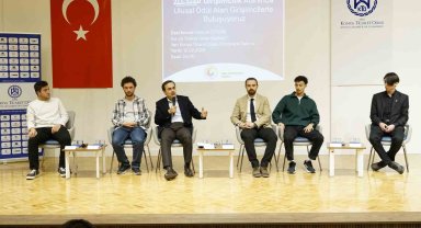 Teknofest'te ödül alan girişimciler genç girişimcilerle bir araya geldi