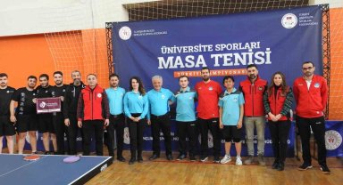 Üniversite Sporları Masa Tenisi Türkiye Şampiyonası Kırşehir'de başladı