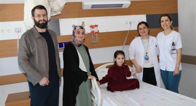 6 Yaşındaki Ravza, diyabet sensörüne kavuştu