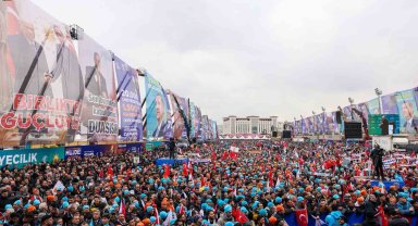 AK Parti'nin Ankara mitingine 200 bin kişi katıldı