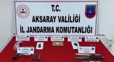 Aksaray'da uyuşturucu taciri gözaltına alındı