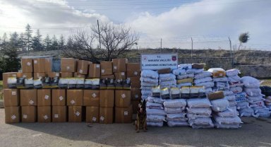 Ankara'da 20 milyon lira değerinde kaçak tütün ele geçirildi
