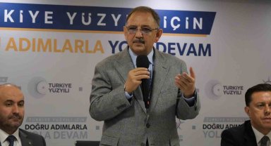 Bakan Özhaseki: "Kentsel dönüşümü kendisine iş edinen bir tane CHP'li belediye başkanı görmedim"