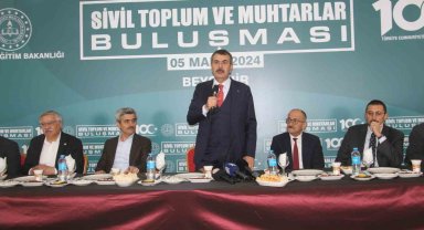 Bakan Tekin: "Milli Eğitim Bakanlığı çok büyük bir aile"