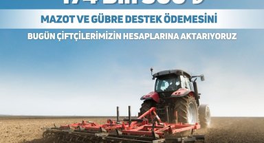 Bakan Yumaklı: "Yaklaşık 9 milyar liralık mazot ve gübre destek ödemesi çiftçilerimizin hesaplarına aktarılıyor"