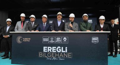 Başkan Altay Ereğli'de Bilgehane temeli attı