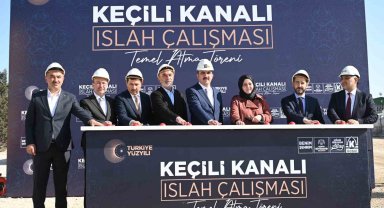 Başkan Altay Keçili Kanalı Islah Çalışması'nın temelini attı